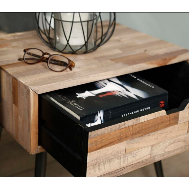 ZI Bedside table Teca 1 drawer